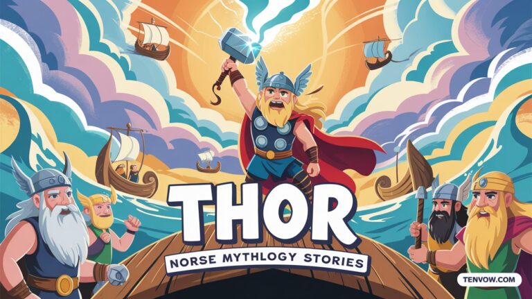 Thor Norse Mythology Stories for Kids: Myth Meets Marvel 9 Thor Norse Mythology Stories for Kids