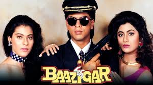 Baazigar SRK first film with Kajol