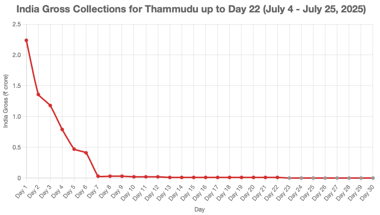 Thammudu Box office collection 2025
